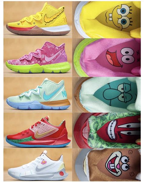 kyrie irving shoes spongebob collection